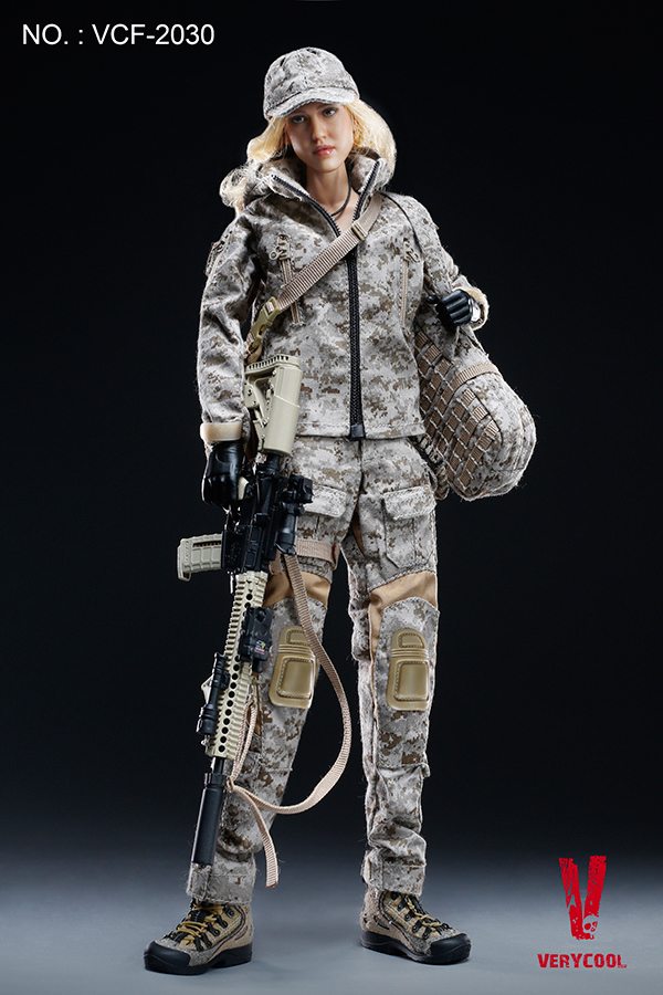 VERYCOOL VCF-2030 DIGITAL CAMOUFLAGE WOMEN SOLDIER - MAX