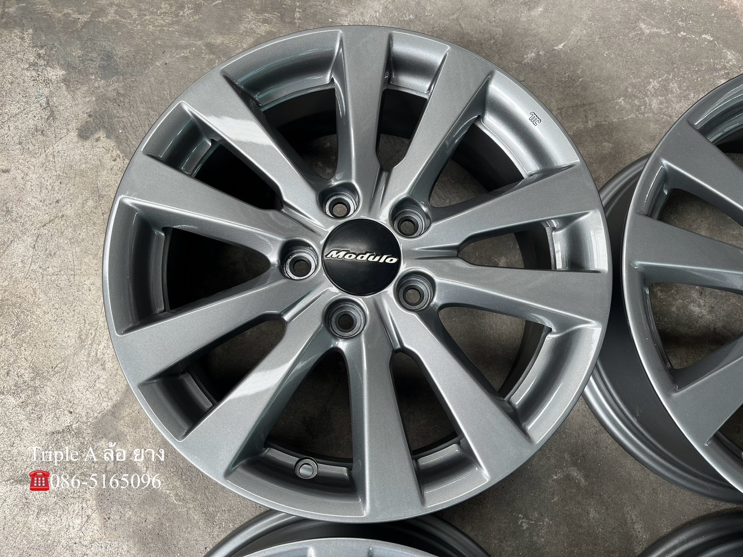 ✨ล้อแม็ก✨Honda Civic Modulo ขอบ 16 สีเทา💖สวยกริ๊บ💖