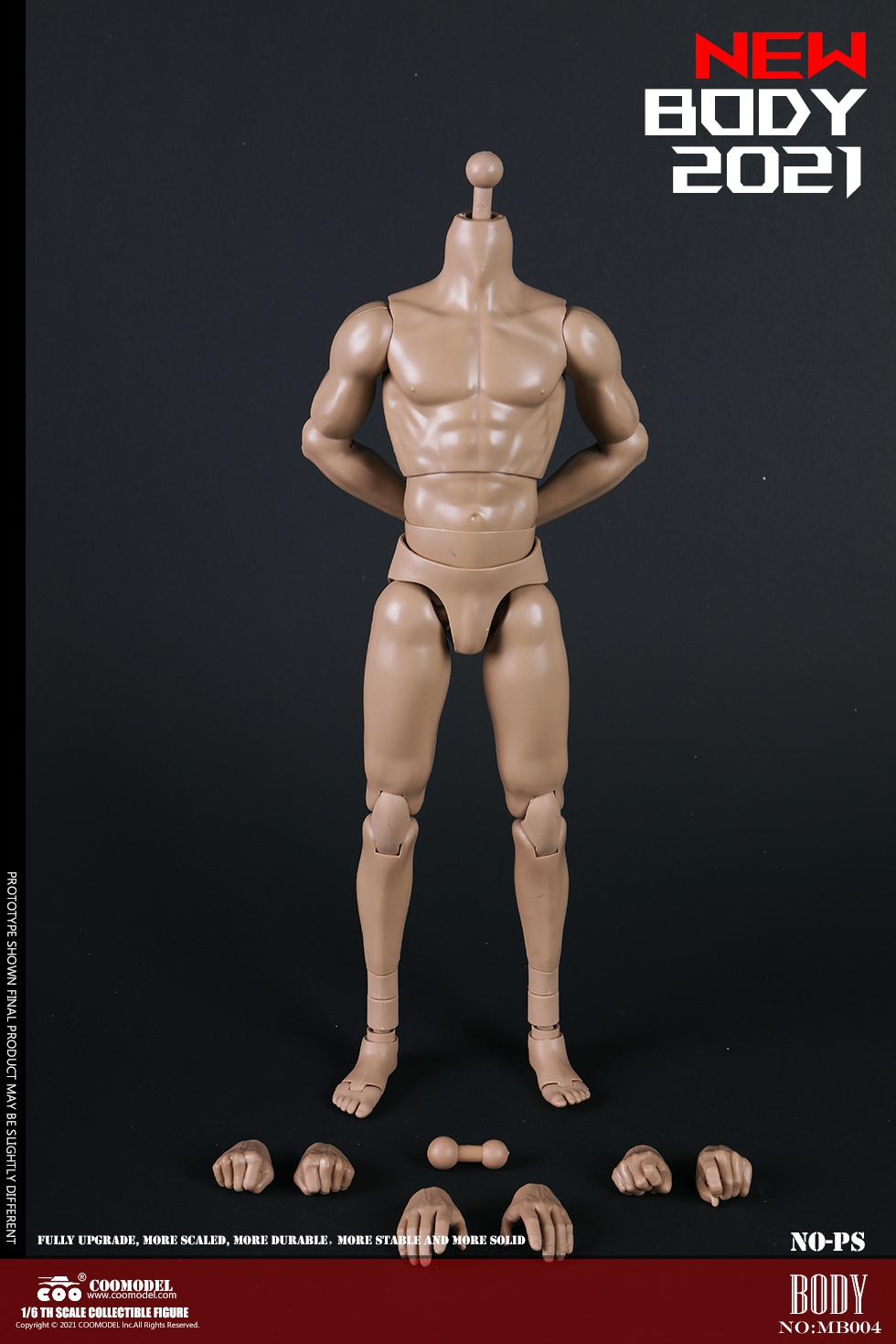 COOMODEL MB001-4 1/6 NEW TYPE MALE BODY