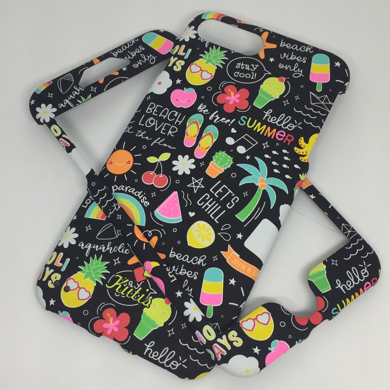 เคสคูทิส(Kutis)ไอโฟน7พลัส,8พลัส(ลายHello Summer)มาใหม่ เคสประกบหน้า-หลัง เคสเรืองแสง เคสลายวินเทจ ร้านSuperhero Klongthom