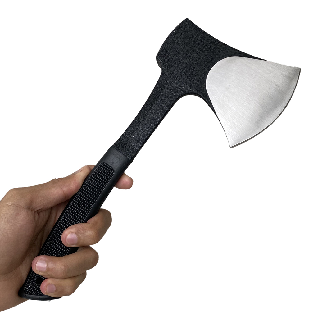 ขวานเดินป่า JEEP AXE ขนาด 11 นิ้ว (28 ซม.) พร้อมซองไนล่อนปลอกพลาสติก ABS สำหรับเก็บขวาน