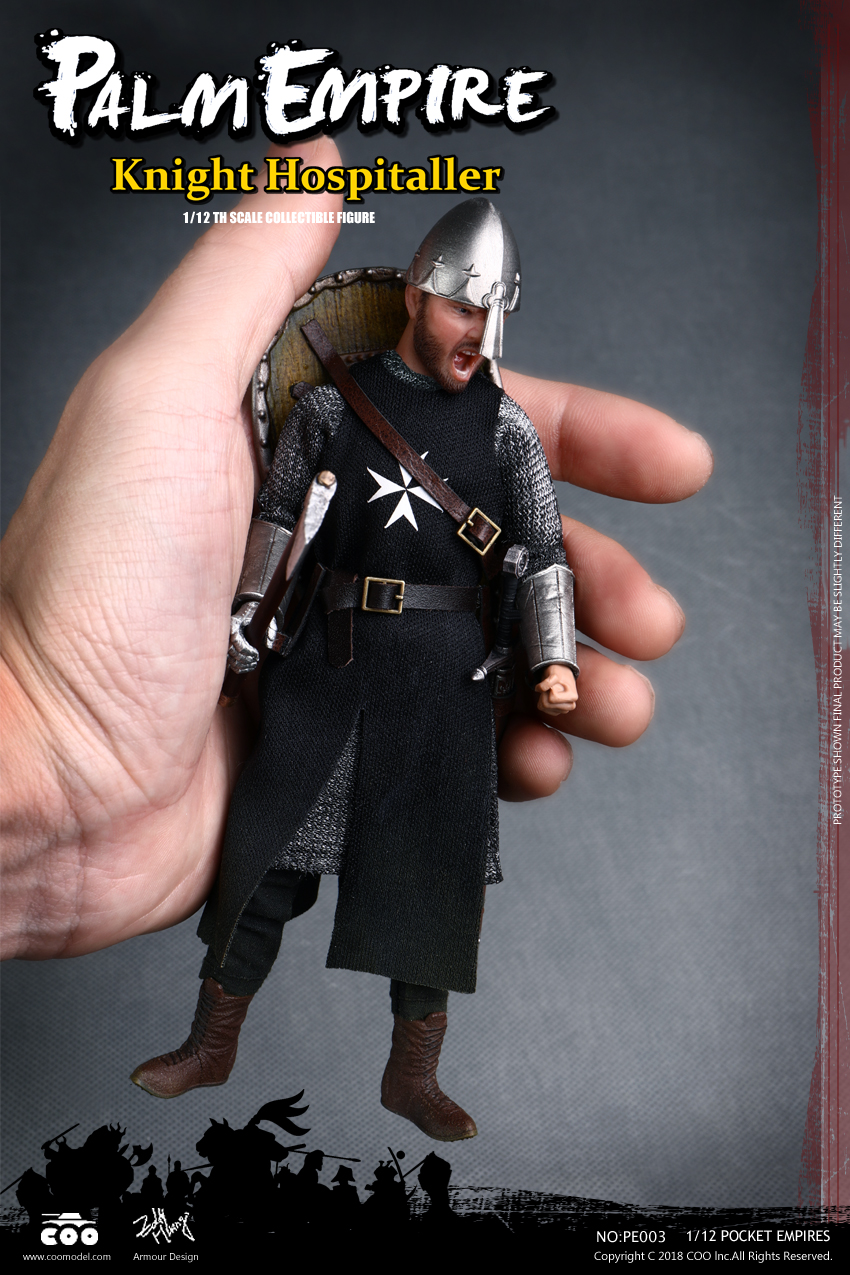 COOMODEL PE003 1/12 POCKET EMPIRES - HOSPITALLER KNIGHT