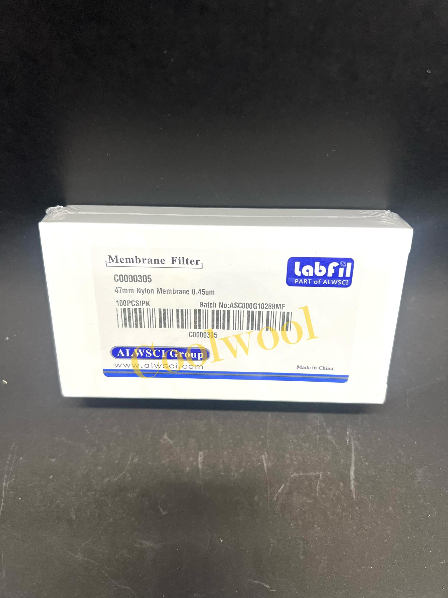 Labfil-47mm Nylon Membrane filter 0.45um. 100pcs/pk
