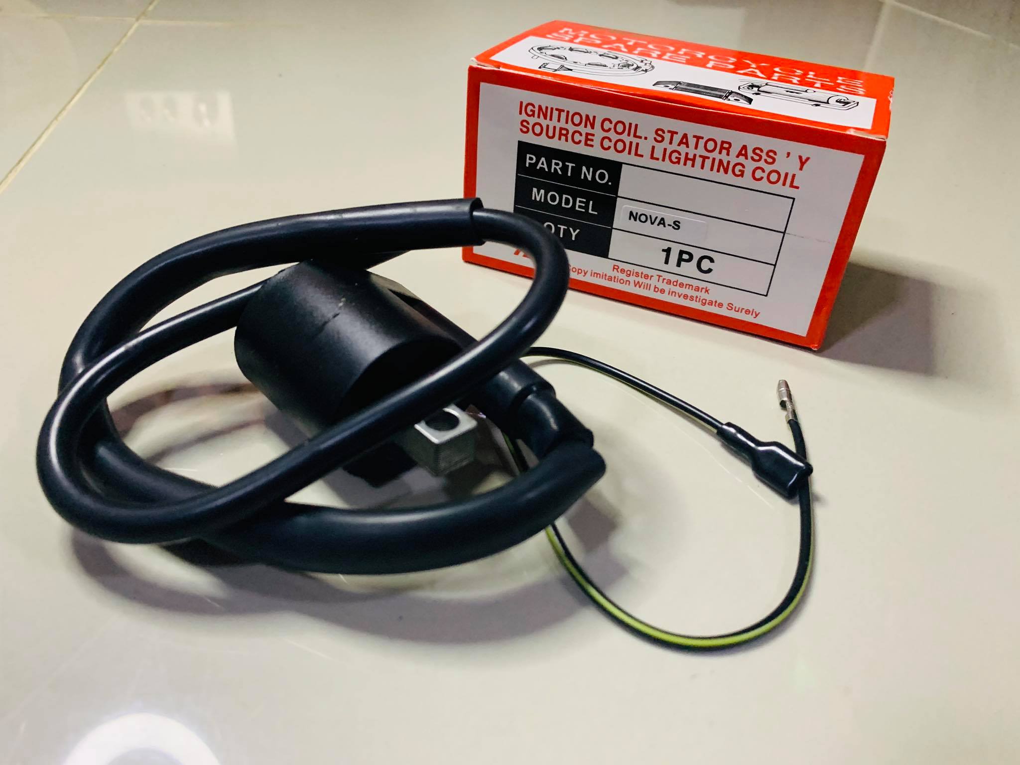 คอยล์ใต้ถังโนวา s nova s ตรงรุ่น