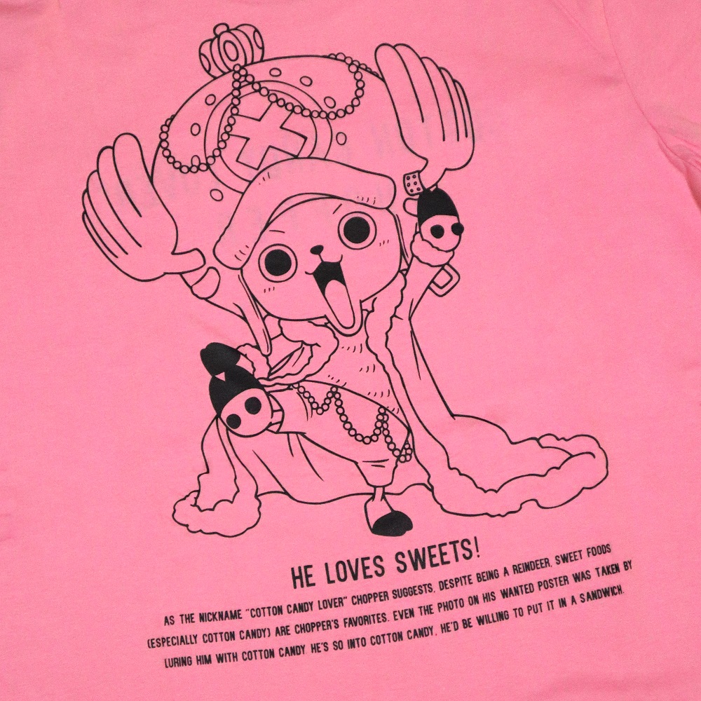 เสื้อวันพีซ One Piece Chopper (ด้านหน้าเป็นงานปัก)