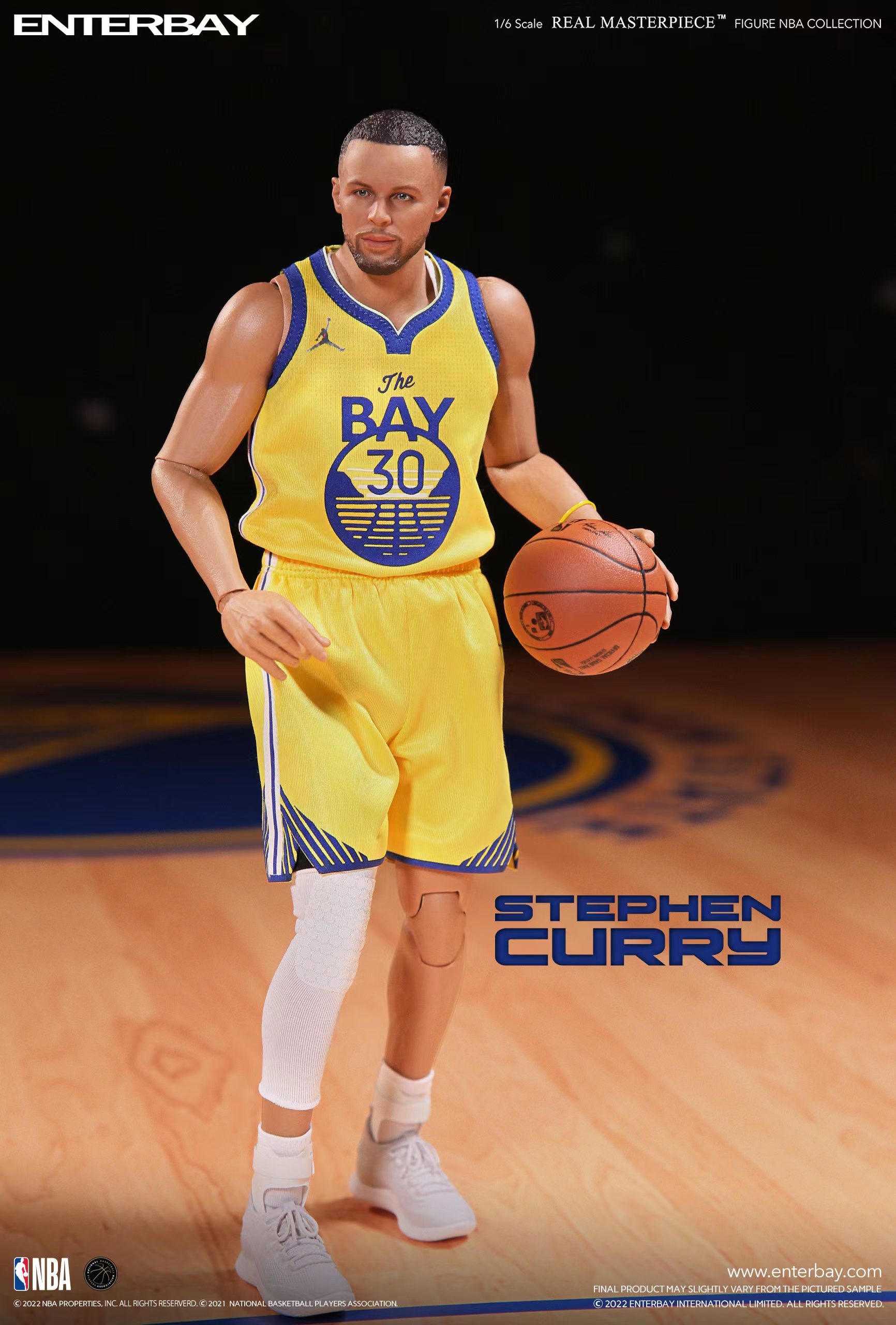 ENTERBAY RM-1086 1/6 Real Masterpiece: NBA - Stephen Curry