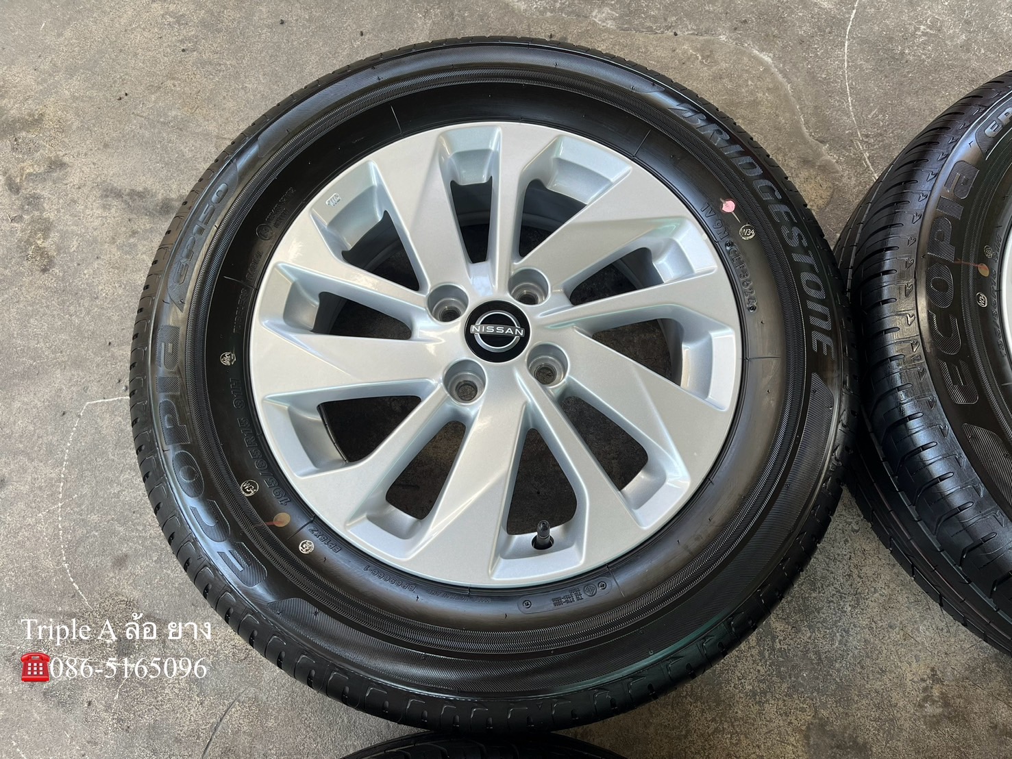 ✨ล้อแม็กพร้อมยางป้ายแดง✨Nissan Almera รุ่นใหม่ ขอบ 15💖ใหม่กริ๊บ💖