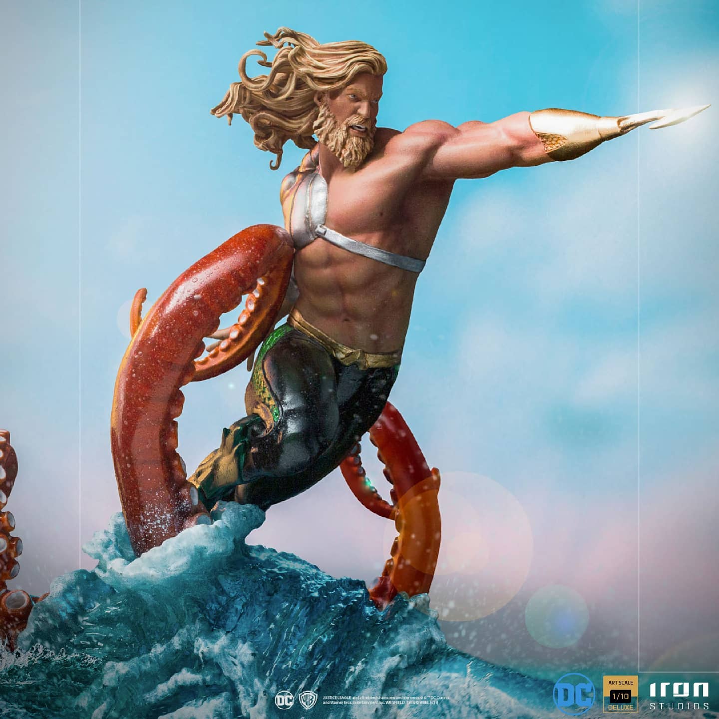 Iron Studios Deluxe Art Scale 1/10 DC Comics - Aquaman