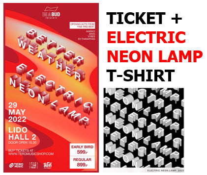 TICKET + ELECTRIC NEON LAMP TS [999.-]