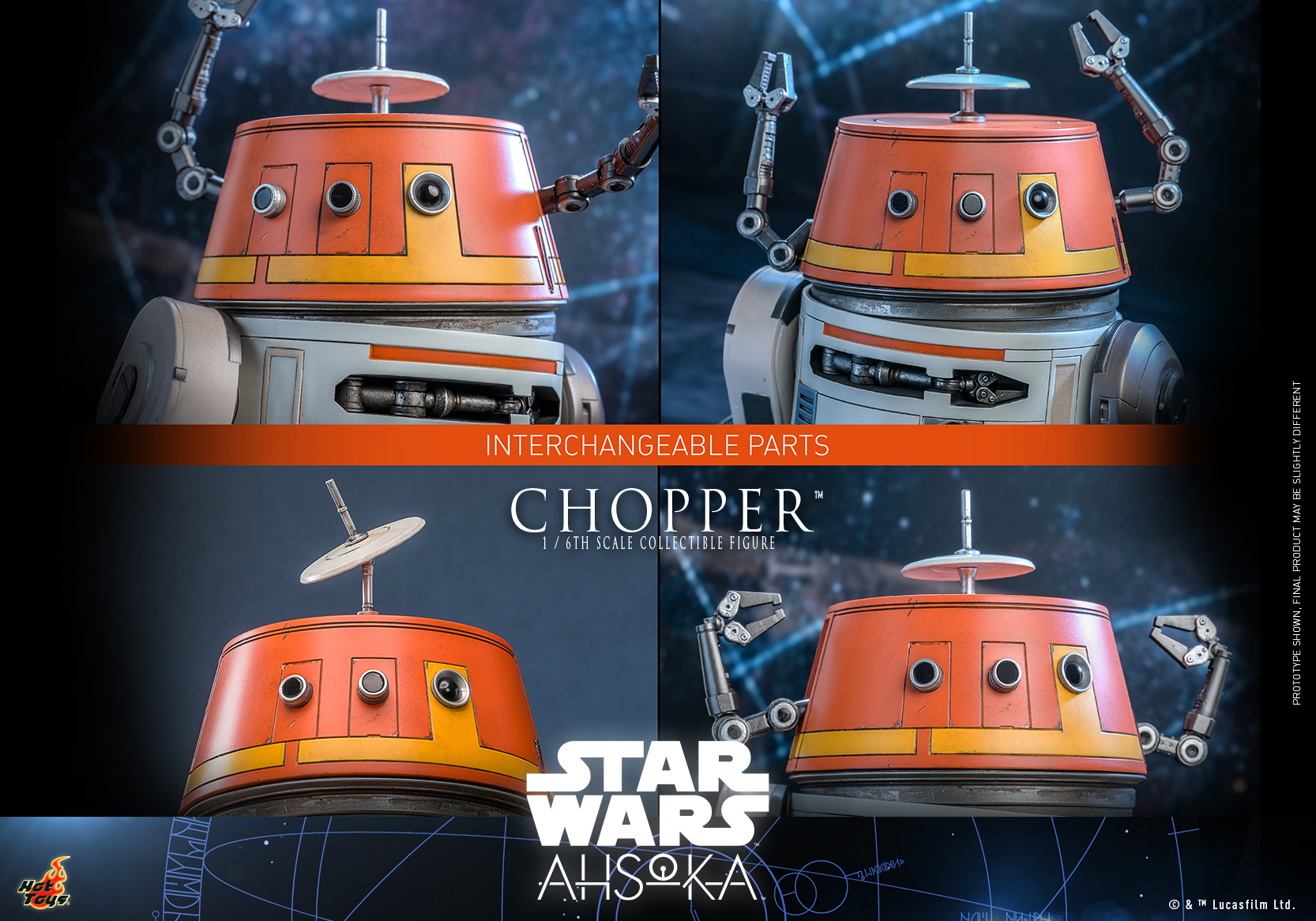 Hot Toys TMS112 1/6 Star Wars: Ahsoka™ - Chopper™