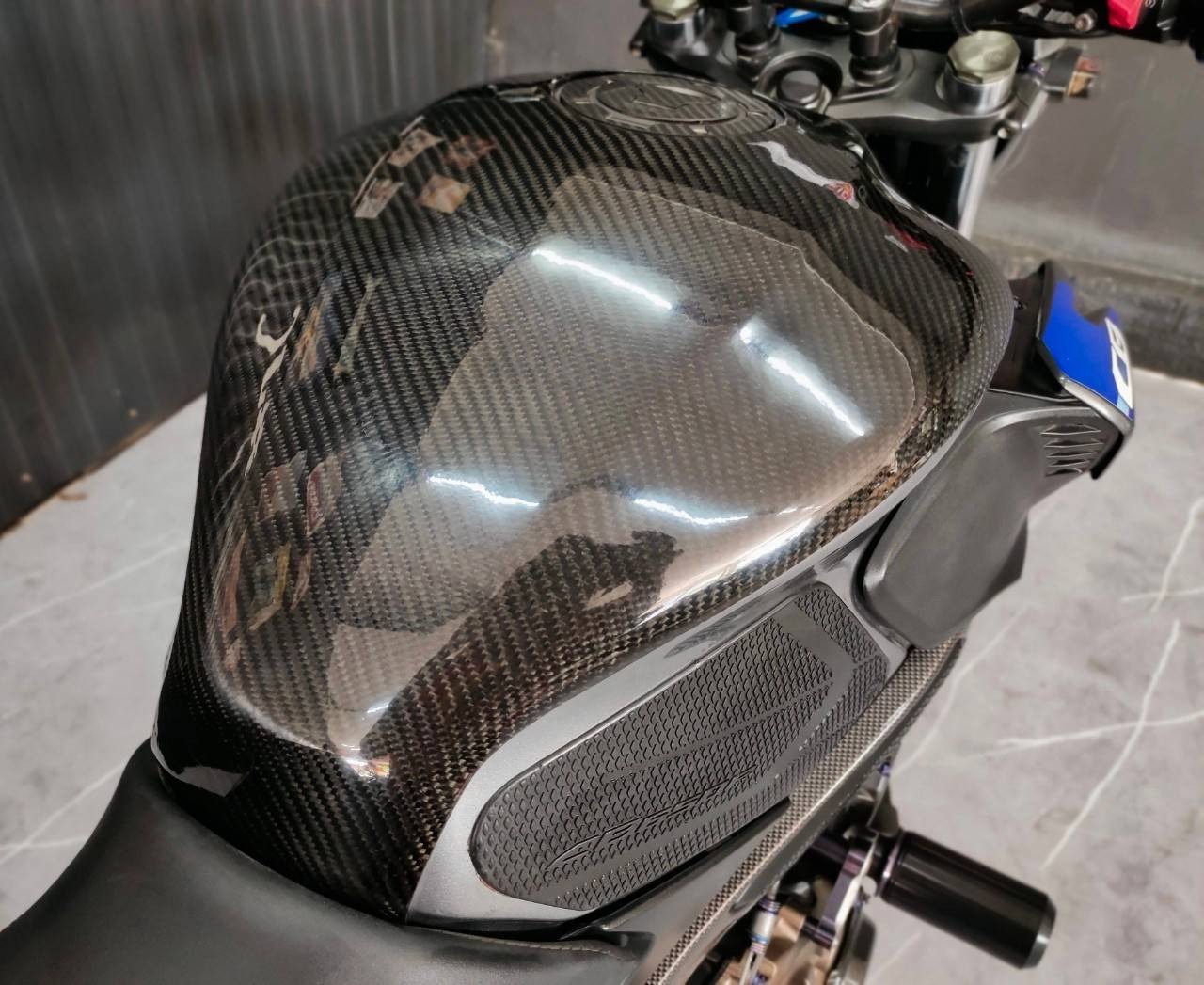 💥Honda CB650F ปี 2018 รถสีเทา warp สีเทา-น้ำเงิน 💥 แต่งครบทั้งคัน มีควิกชิฟเตะมันๆ ลั่นทุกเกียร์ 🏍💨