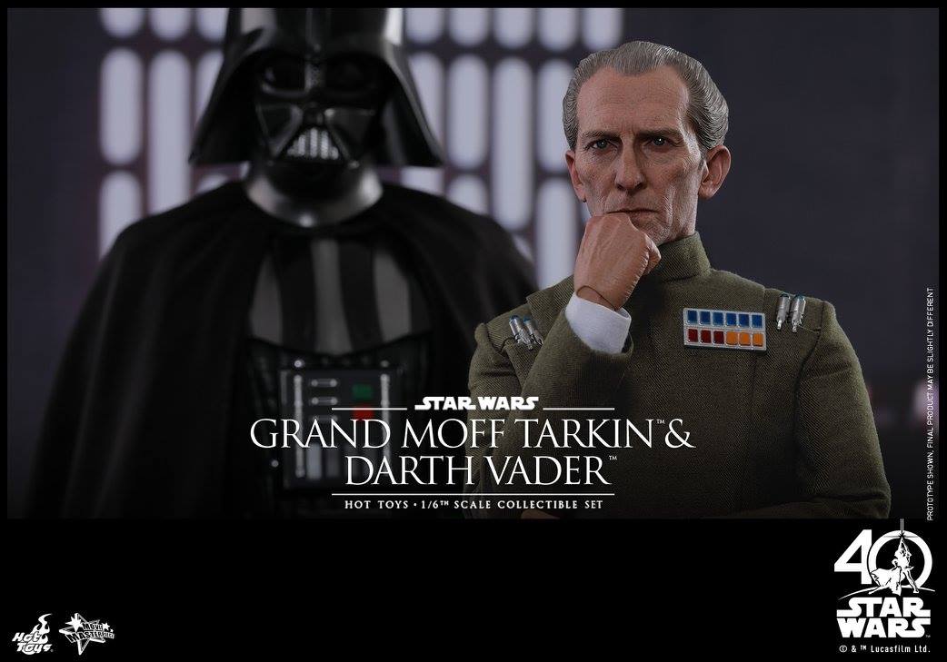 Hot Toys MMS434 STAR WARS: EPISODE IV A NEW HOPE - GRAND MOFF TARKIN & DARTH VADER
