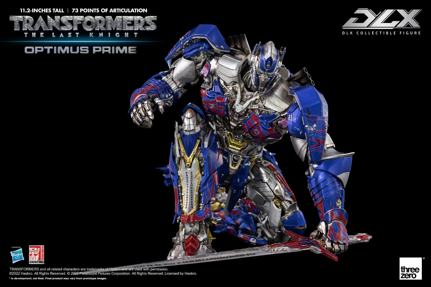Threezero 3Z04570W0 DLX Transformers: The Last Knight - Optimus Prime