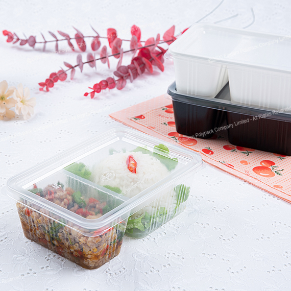 กล่องข้าวเหลี่ยม EPP ลายเส้น