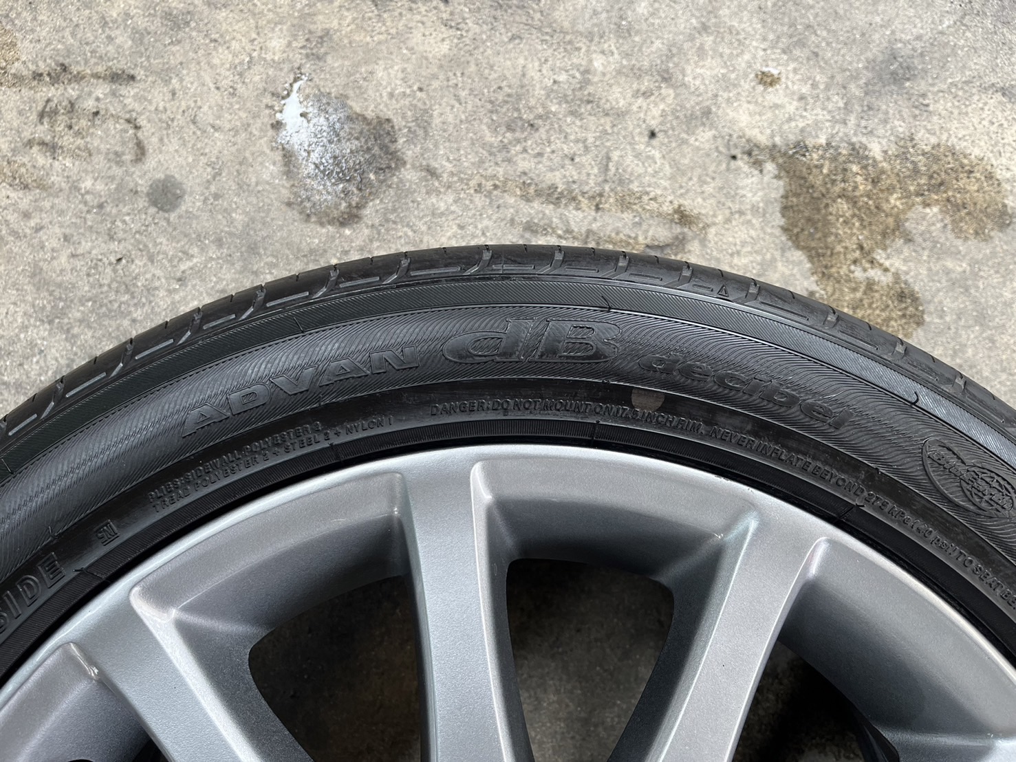 ✨ล้อแม็ก 5รู100✨Toyota ขอบ 17 สีไฮเปอร์ พร้อมยางป้ายแดง 215-50-17 Yokohama🌟ปี23🌟