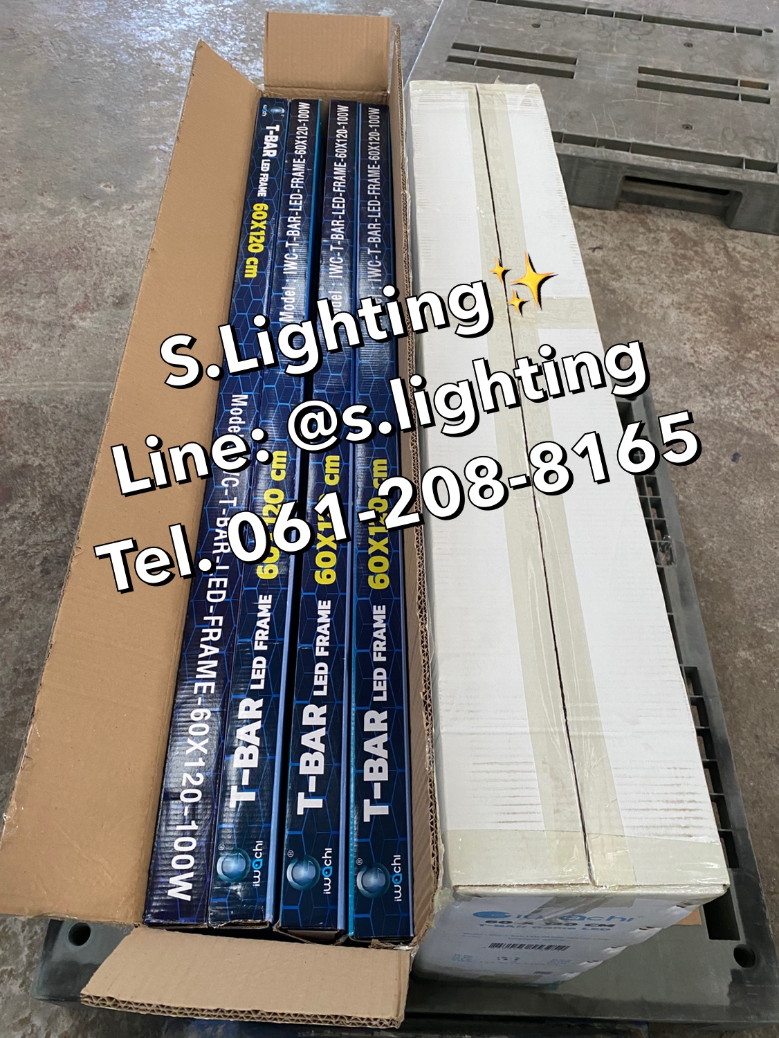 โคมติดลอย PANEL LED 100w (60x120cm.) แสงขาว