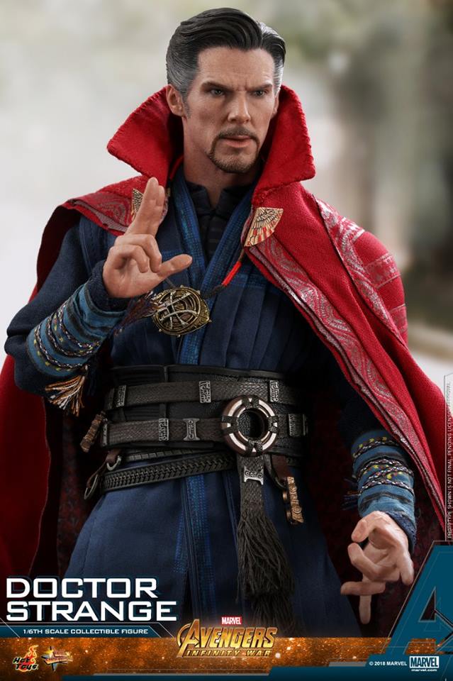 Hot Toys MMS484 AVENGERS INFINITY WAR - DOCTOR STRANGE + DJ-CUSTOM AS001 1/6 THE IMAGES OF IKKON
