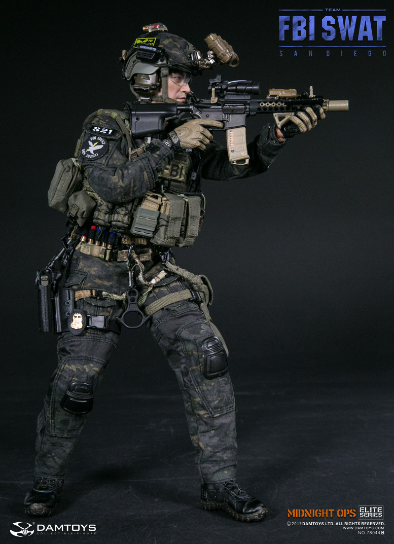 DAMTOYS No.78044 FBI SWAT TEAM AGENT - SAN DIEGO