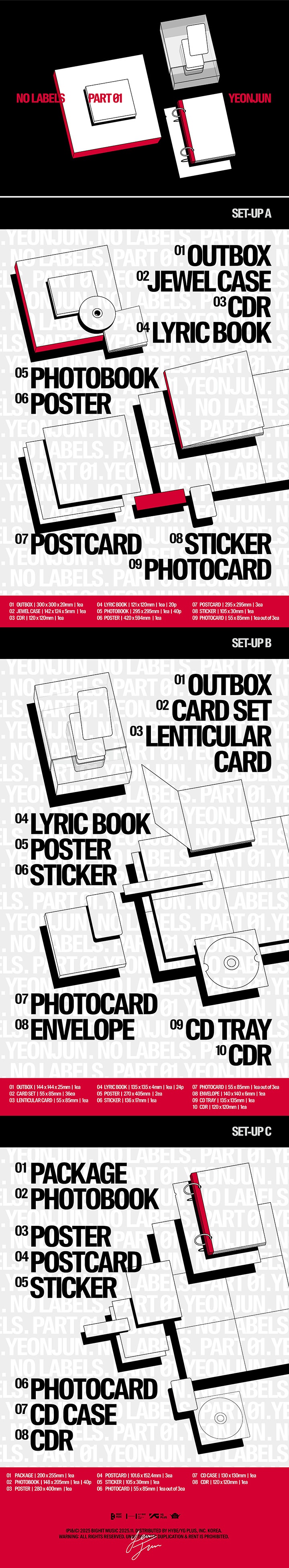 [PRE] TOMORROW X TOGETHER YEONJUN NO LABELS: PART 01 รอบของแถม