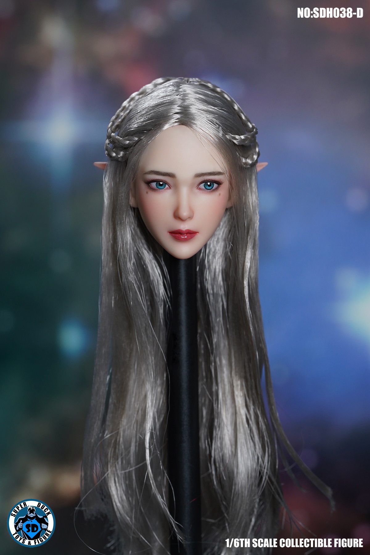 SUPER DUCK SDH038-B,D 1/6 ELF Female Headsculpt