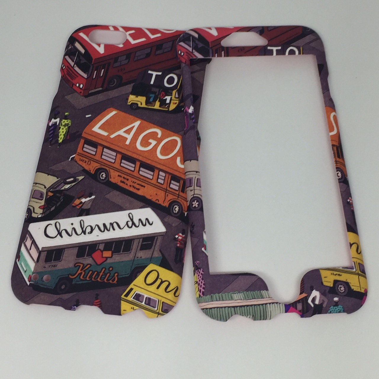 เคสคูทิส(Kutis)ไอโฟน6,6S(ลายรถบัสLagos)มาใหม่