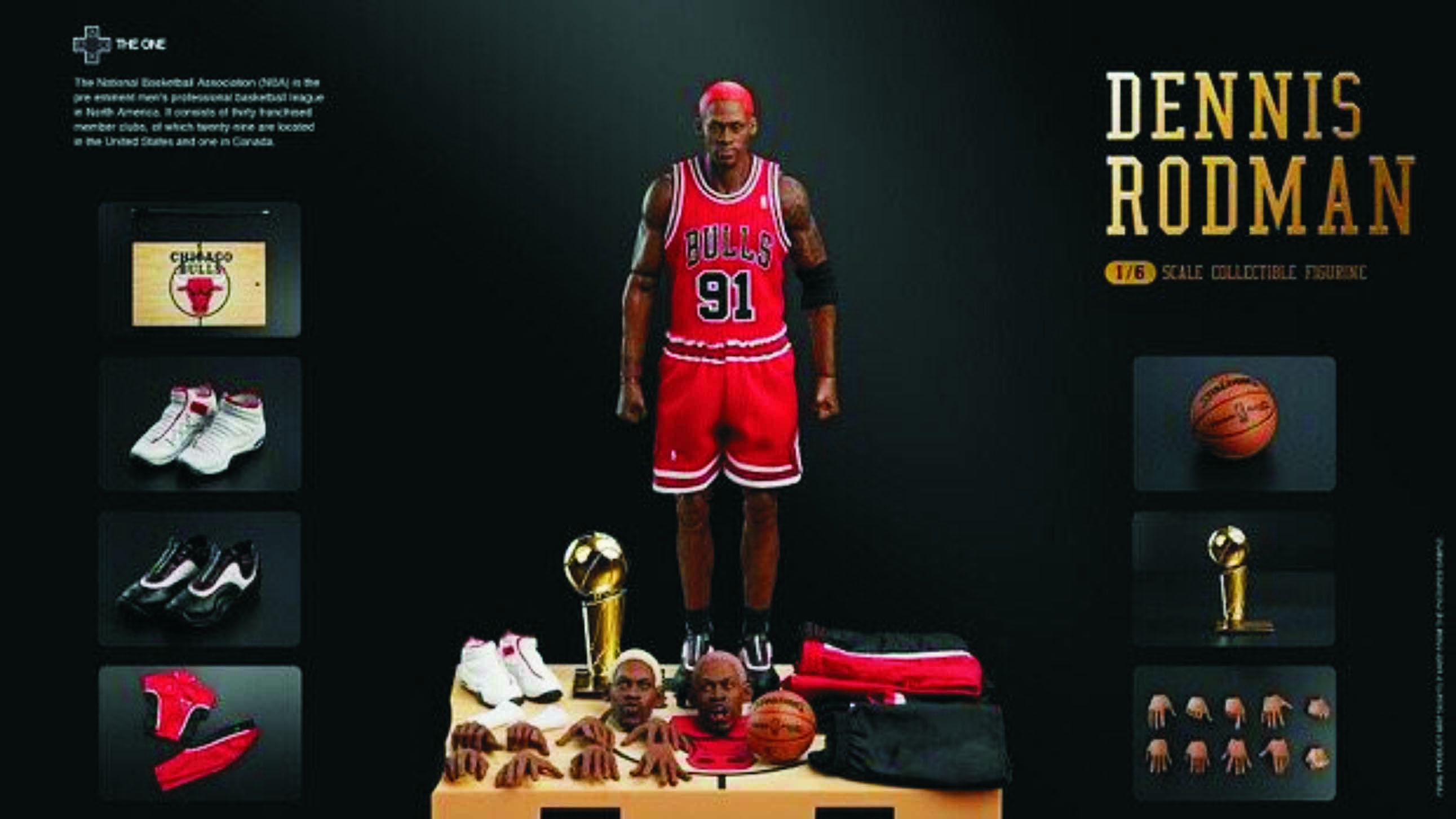 The One ST-003 1/6 Dennis Rodman
