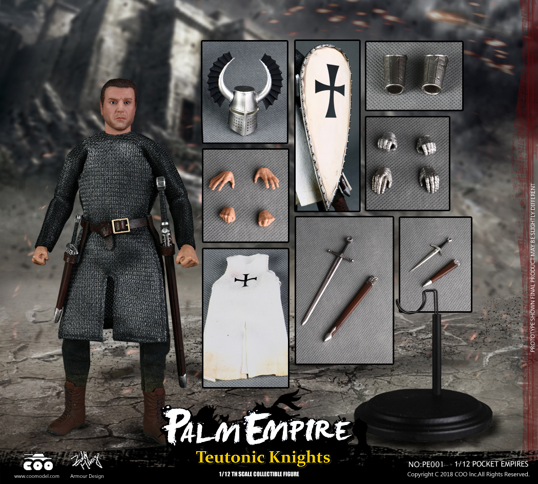 COOMODEL PE003 1/12 POCKET EMPIRES - HOSPITALLER KNIGHT