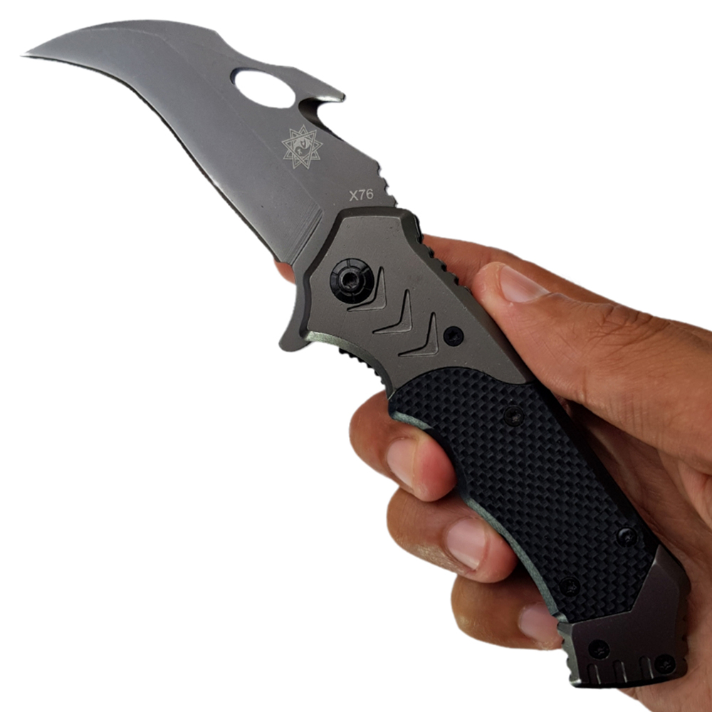 มีดพับ มีดคารัมบิต Derespina Karambit Knives X76 ขนาด 7.5 นิ้ว (19 ซม.)