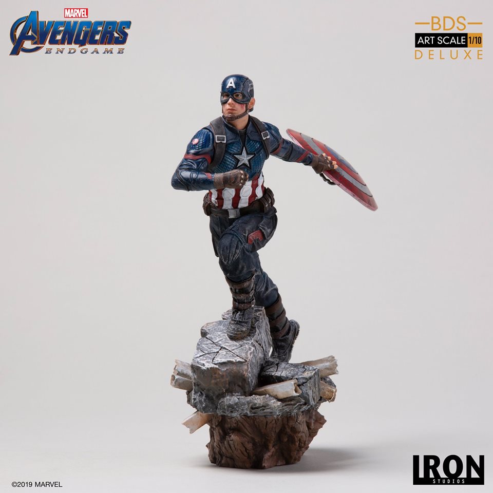 Iron Studios BDS Deluxe Art Scale 1/10 Avengers: Endgame - Captain America