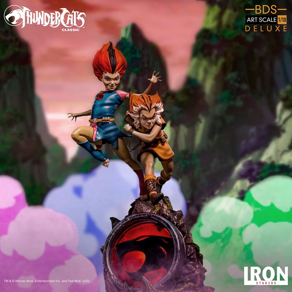 Iron Studios Deluxe BDS Art Scale 1/10 Thundercats - WilyKit & WilyKat