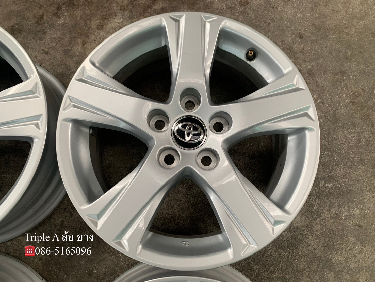 ✨ล้อแม็กป้ายแดง✨5รู114✨Toyota Alphard ขอบ 16💖สวยกริ๊บ💖