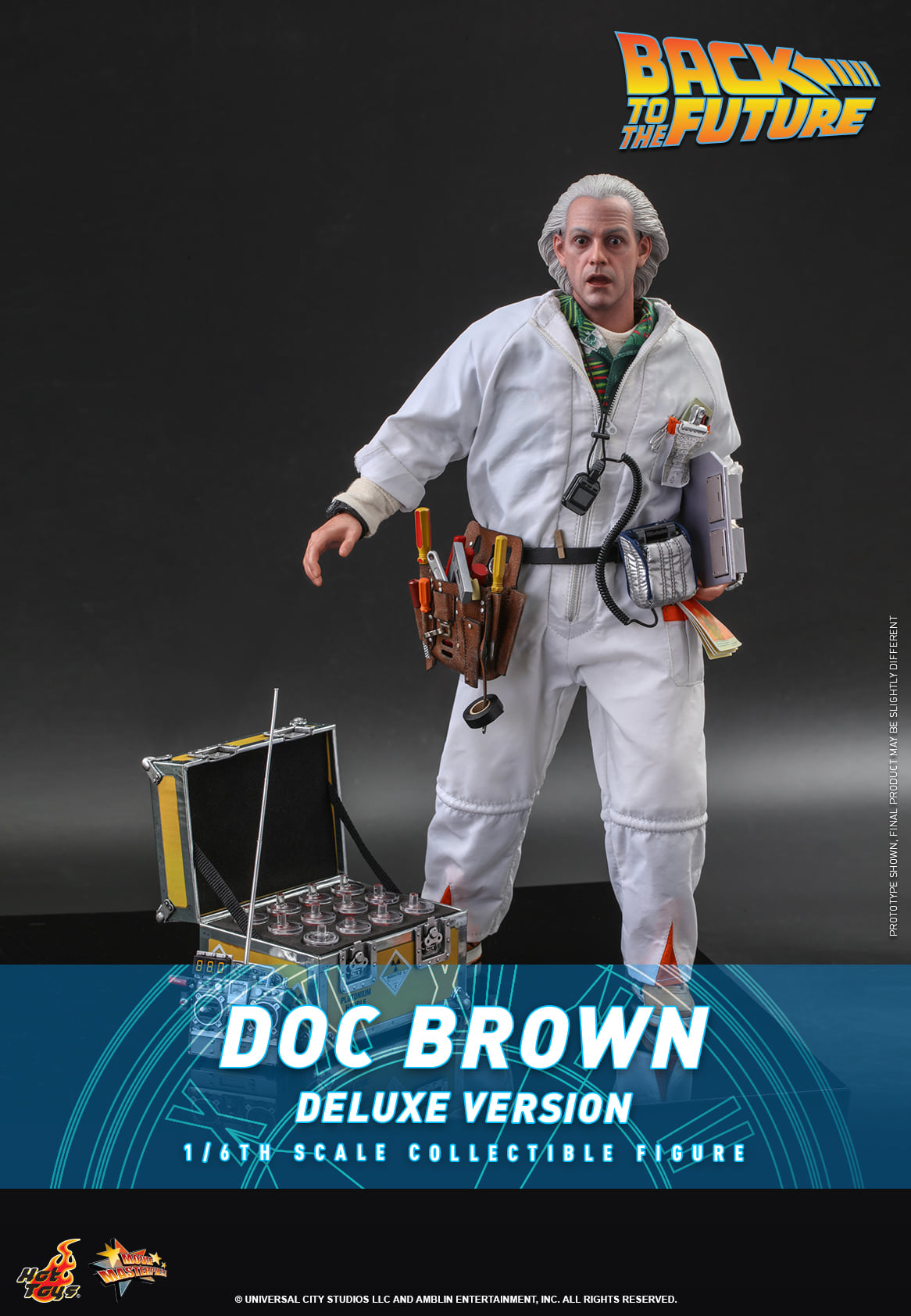Hot Toys MMS610 1/6 Back to the Future - Doc Brown (Deluxe Version)