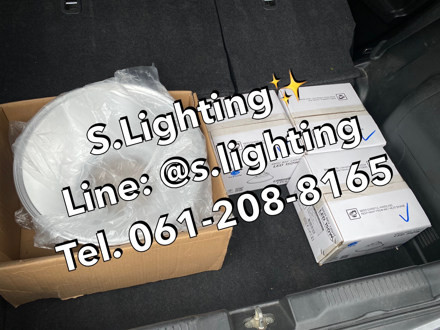 โคมไฮเบย์ LIGHT LED 150w แสงขาว
