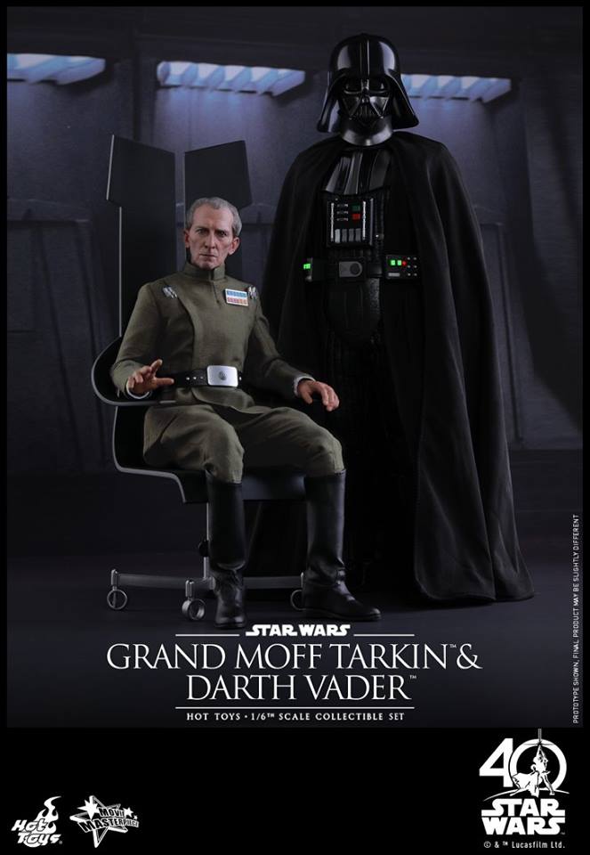 Hot Toys MMS434 STAR WARS: EPISODE IV A NEW HOPE - GRAND MOFF TARKIN & DARTH VADER