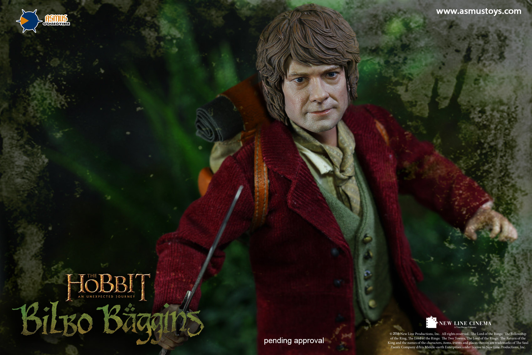 Asmus Toys HOBT07 The HOBBIT: The Battle of the Five Armies - Bilbo Baggins