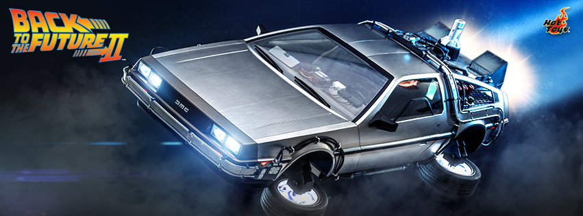 Hot Toys MMS636 1/6 Back to the Future II - DeLorean Time Machine