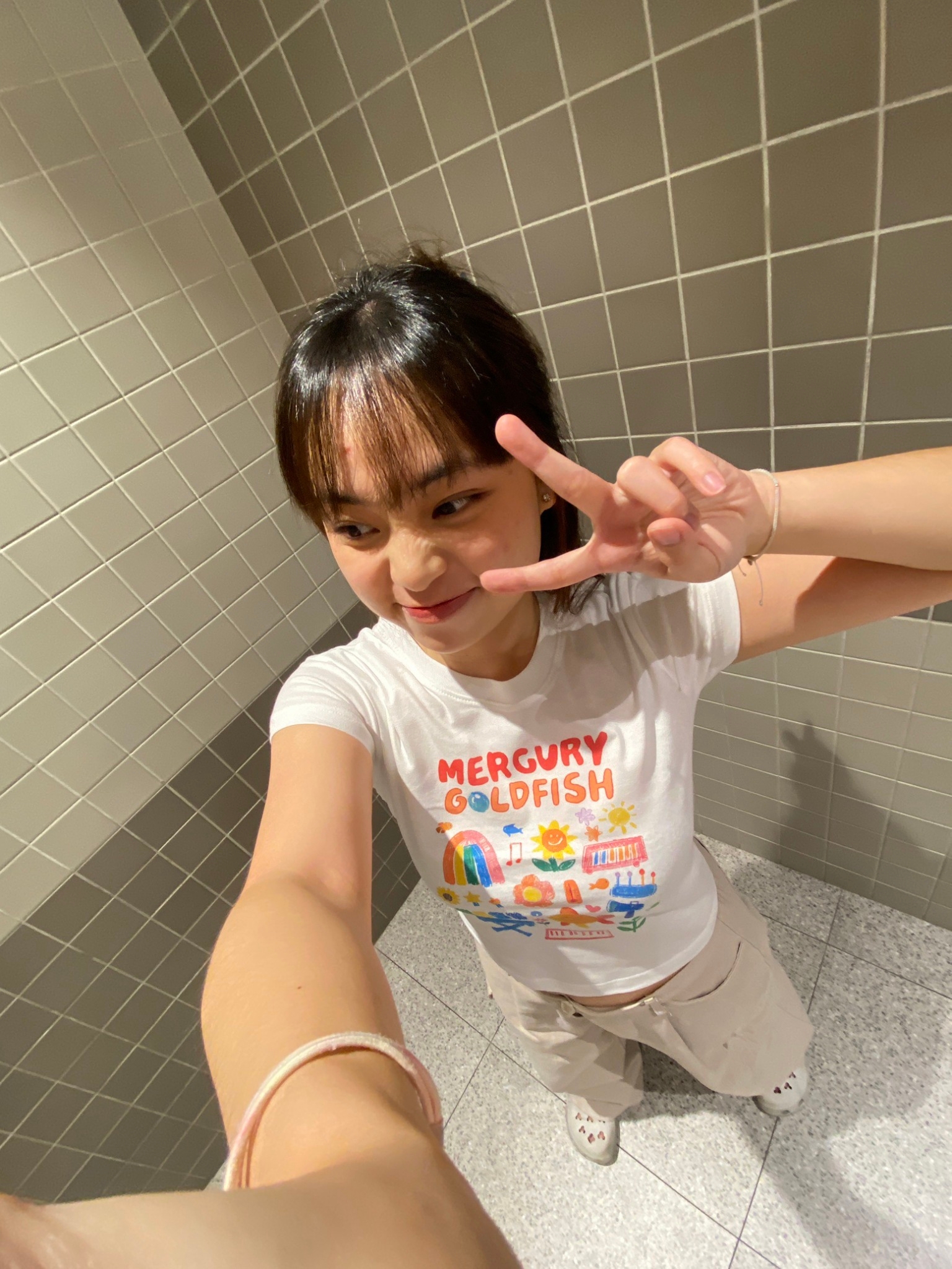 Baby Tee : MERCURY GOLDFISH - CAT T-SHIRT 2024