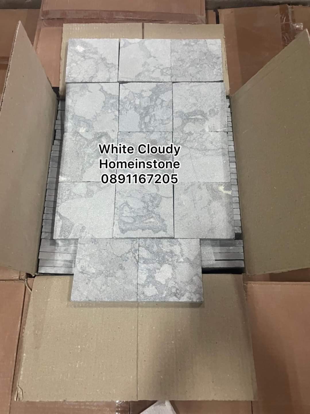 White Cloudy หินธรรมชาติสำหรับสระว่ายน้ำ ห้องน้ำ ระเบียง ทางเดิน