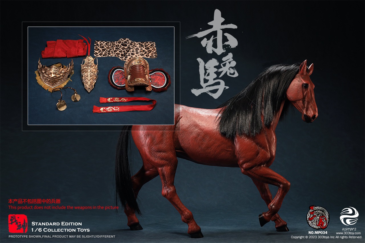 303TOYS MP035 1/6 THREE KINGDOMS - RED RABBIT (EXCLUSIVE VERSION)