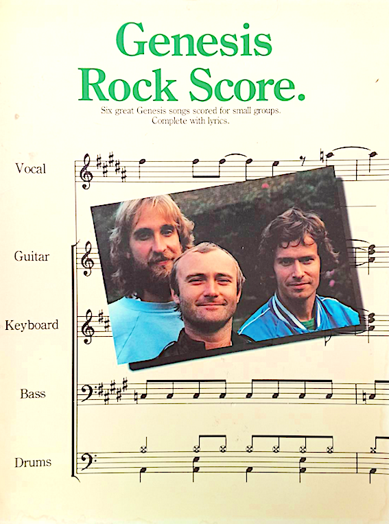 Genesis Rock Score. Six great Genesis songs scored for smail groups Complete with lyrics musical note