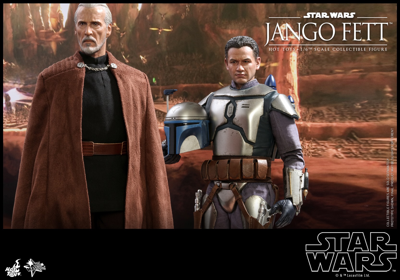 Hot Toys MMS589 1/6 Star Wars Episode II: Attack of the Clones™ - Jango Fett™