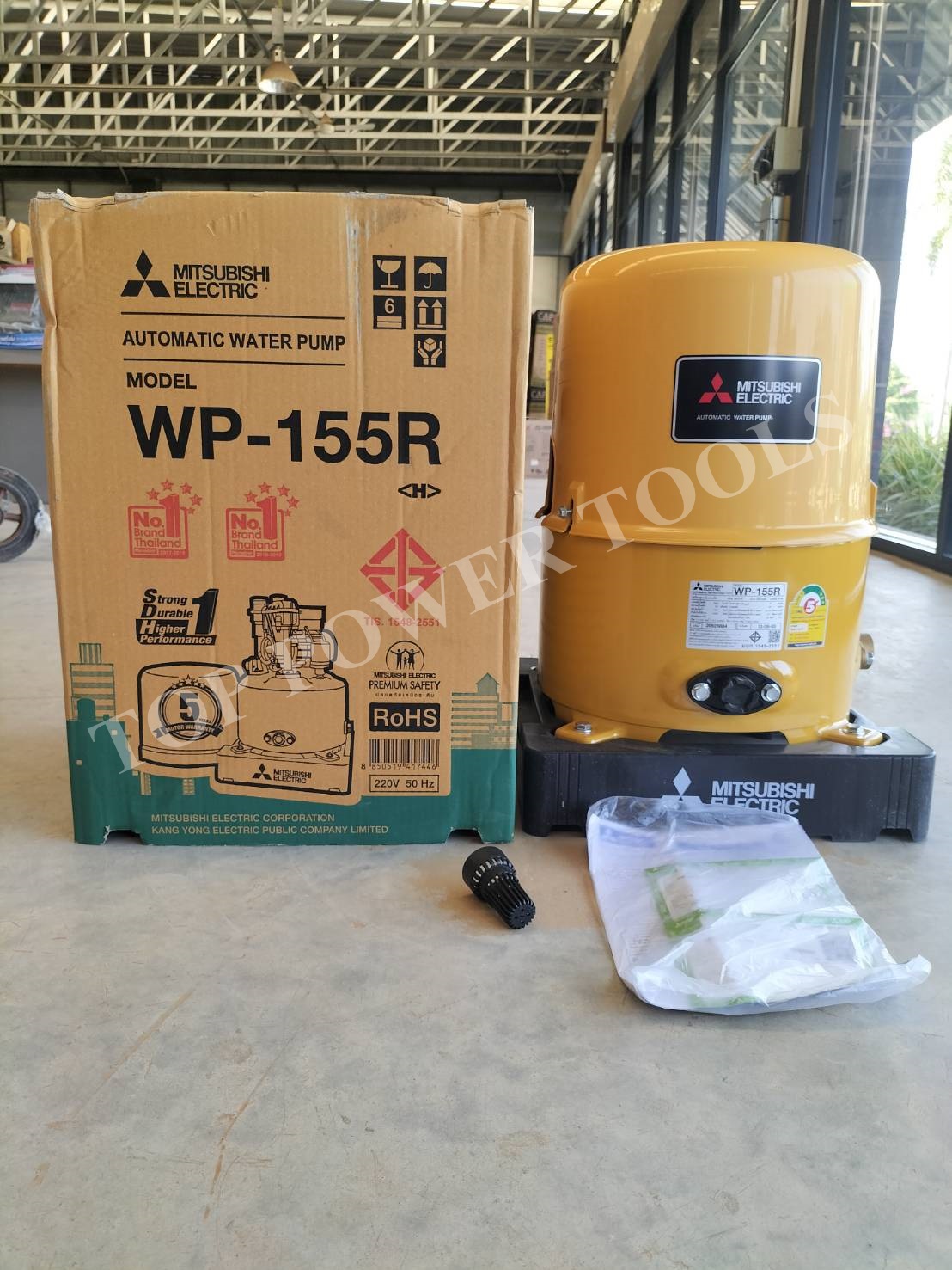 ปั๊มอัตโนมัติถังกลม WP-155R MITSUBISHI