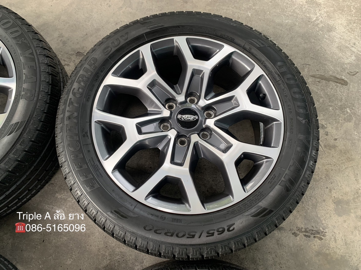 ✨ล้อแม็ก✨Ford Everest Next-Gen รุ่นใหม่ล่าสุด ขอบ 20 พร้อมยาง 265-50-20 GoodYear ปี 20