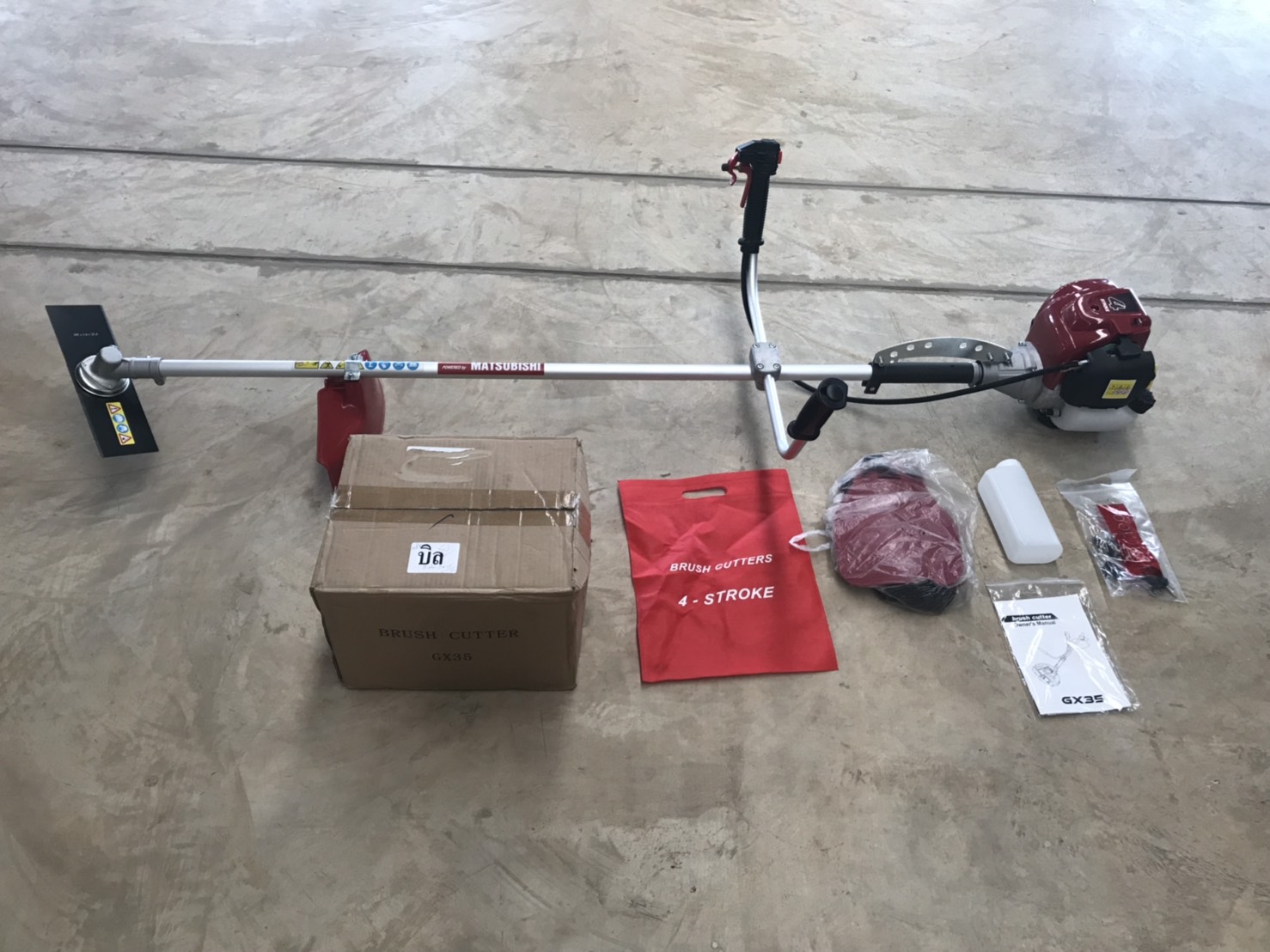 เครื่องตัดหญ้าข้อแข็ง GX-35 MATSUBISHI(ฟรีค่าจัดส่ง)