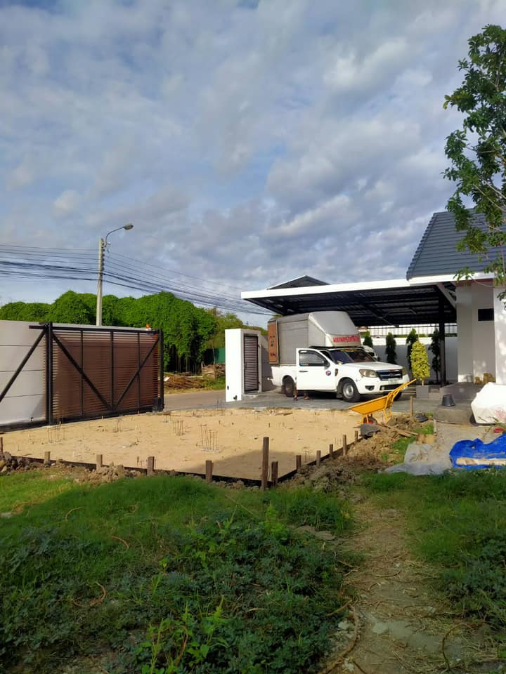 หินปูสระ Silver Grey หน้าธรรมชาติ บ้านพักอาศัย คลองจั่น บางกะปิ