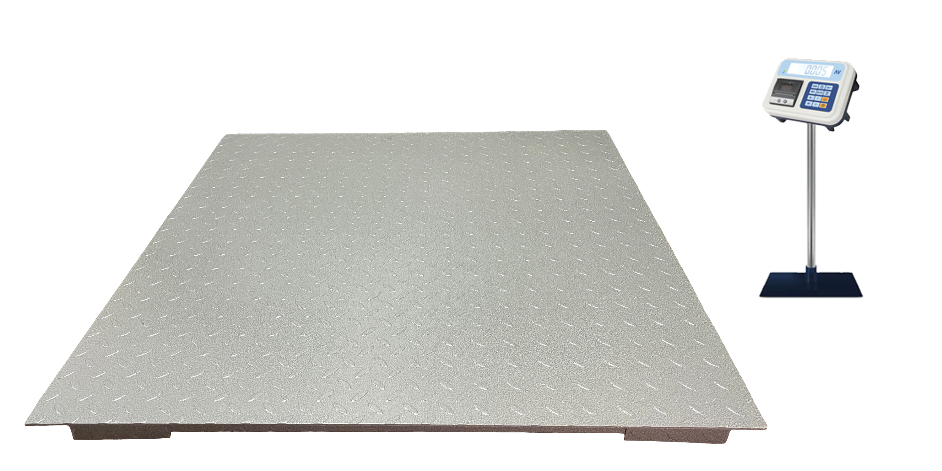 เครื่องชั่งดิจิตอลวางพื้น ตรา Avenue รุ่น AWPT แท่นชั่ง 1 x 1 ม. พิกัด 1000 กก. LCD (พิมพ์ค่าได้)