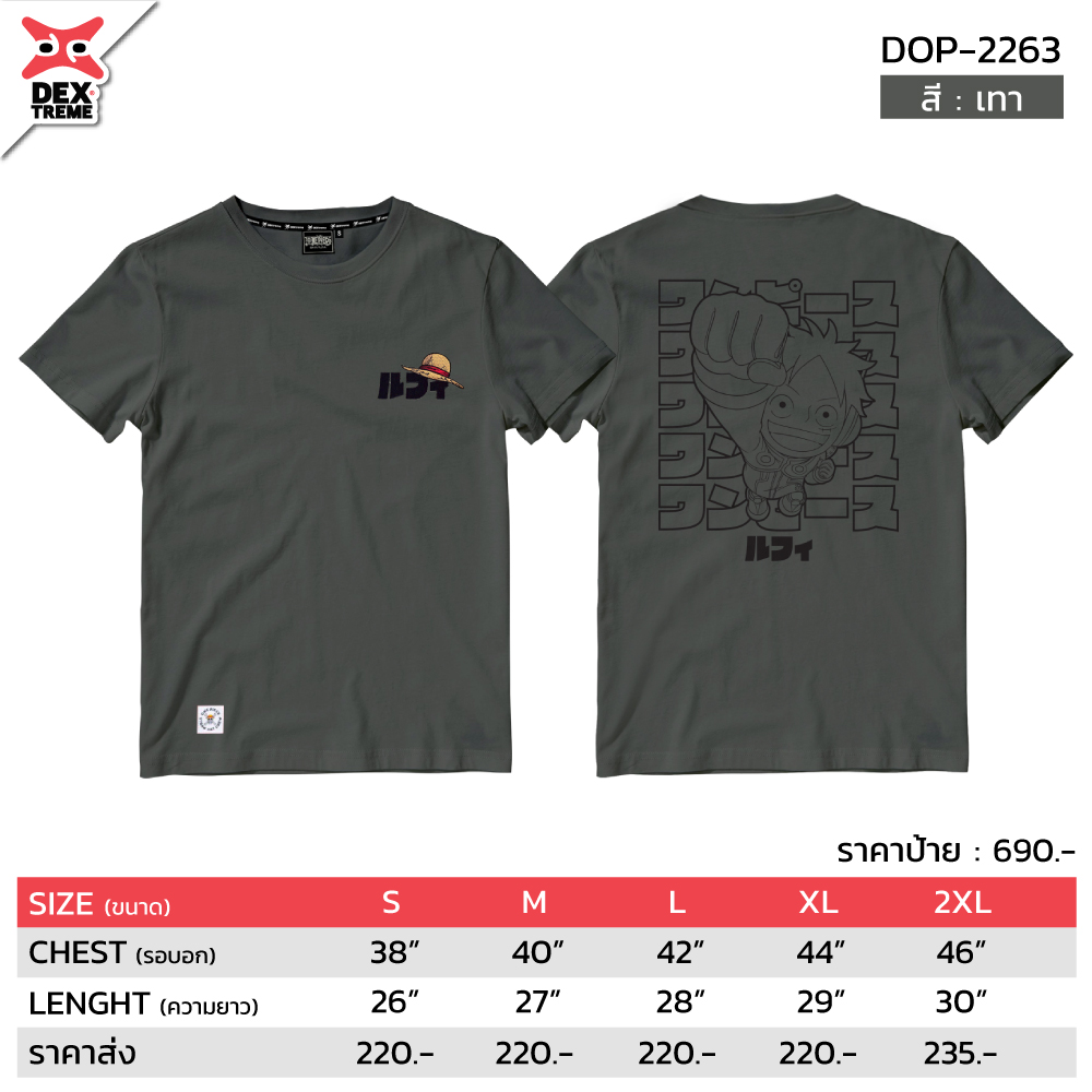 เสื้อยืด Tees One Piece Luffy Egghead