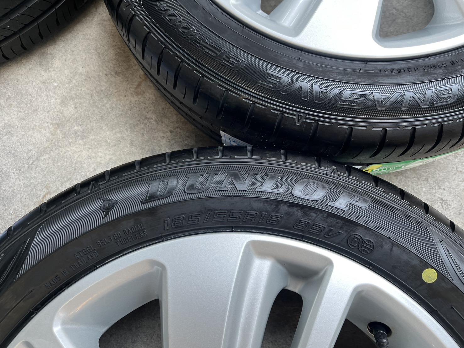 ✨ล้อแม็ก✨Suzuki Swift ขอบ 16 พร้อมยางใหม่💯185-55-16 Dunlop♨️ปี 24♨️