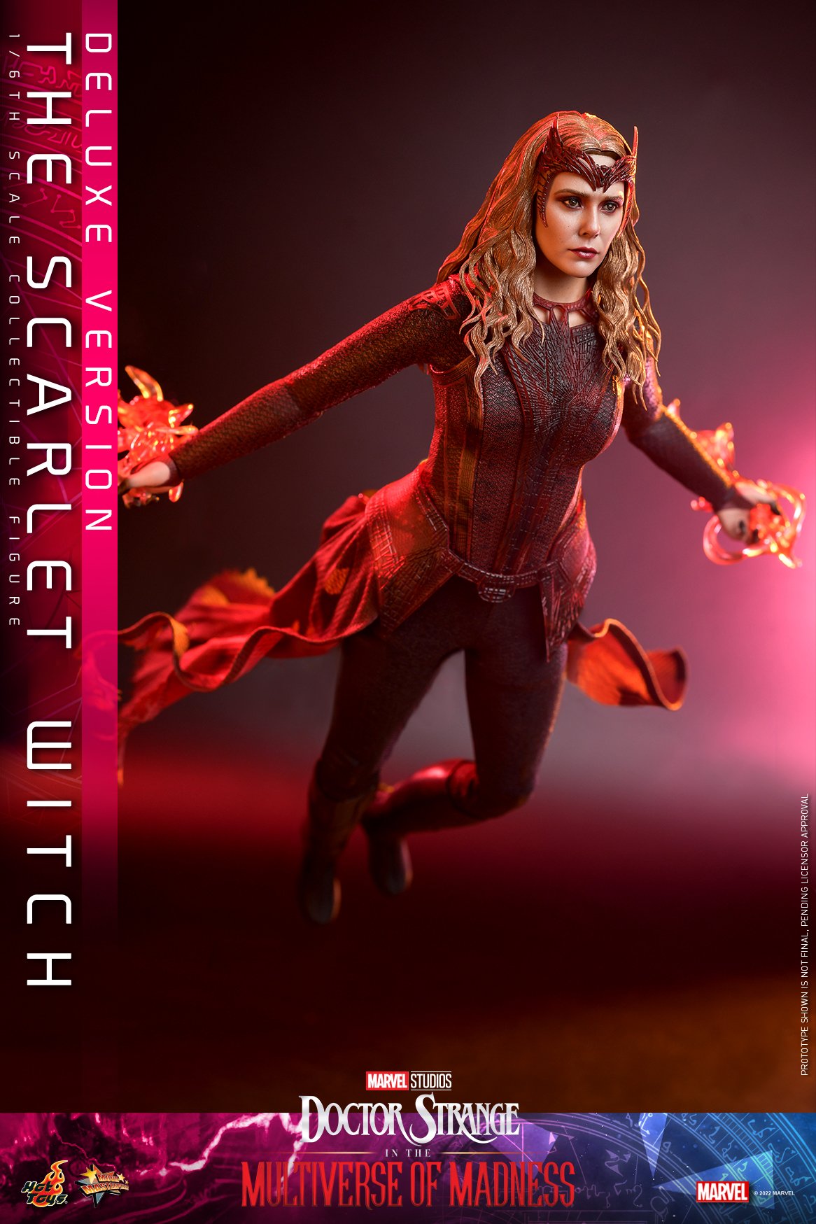 Hot Toys MMS653 1/6 Doctor Strange in the Multiverse of Madness - The Scarlet Witch (Deluxe Version)