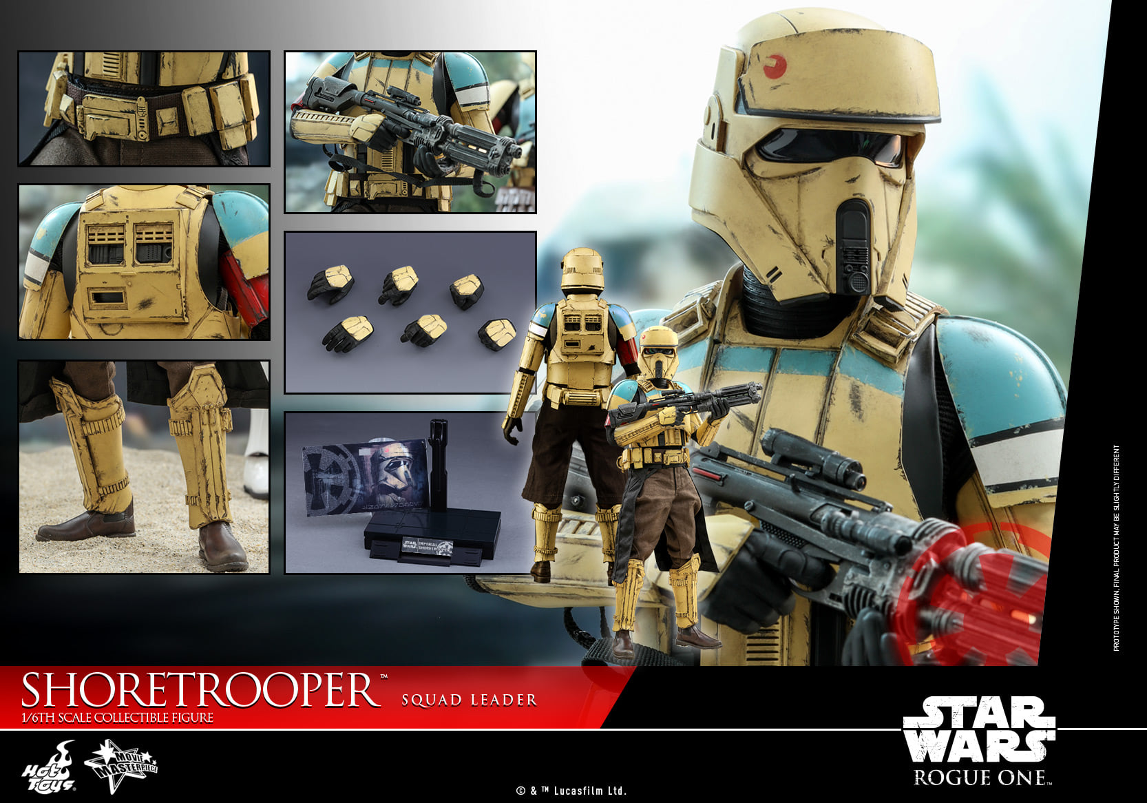 Hot Toys MMS592 Rogue One: A Star Wars Story™ - Shoretrooper Squad Leader™